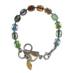 Bracelet by Mariana Woman Faceted Multi-Colored Swarovski Crystals