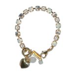 Bracelet by Mariana Woman Ethereal Pearl and Clear Swarovski Crystals - Image 3