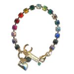 Bracelet by Mariana Woman Charming Multi-Colored Swarovski Crystals - Image 2