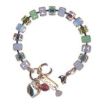 Bracelet by Mariana Woman Charming Jonquil and Opal Swarovski Crystals - Image 3