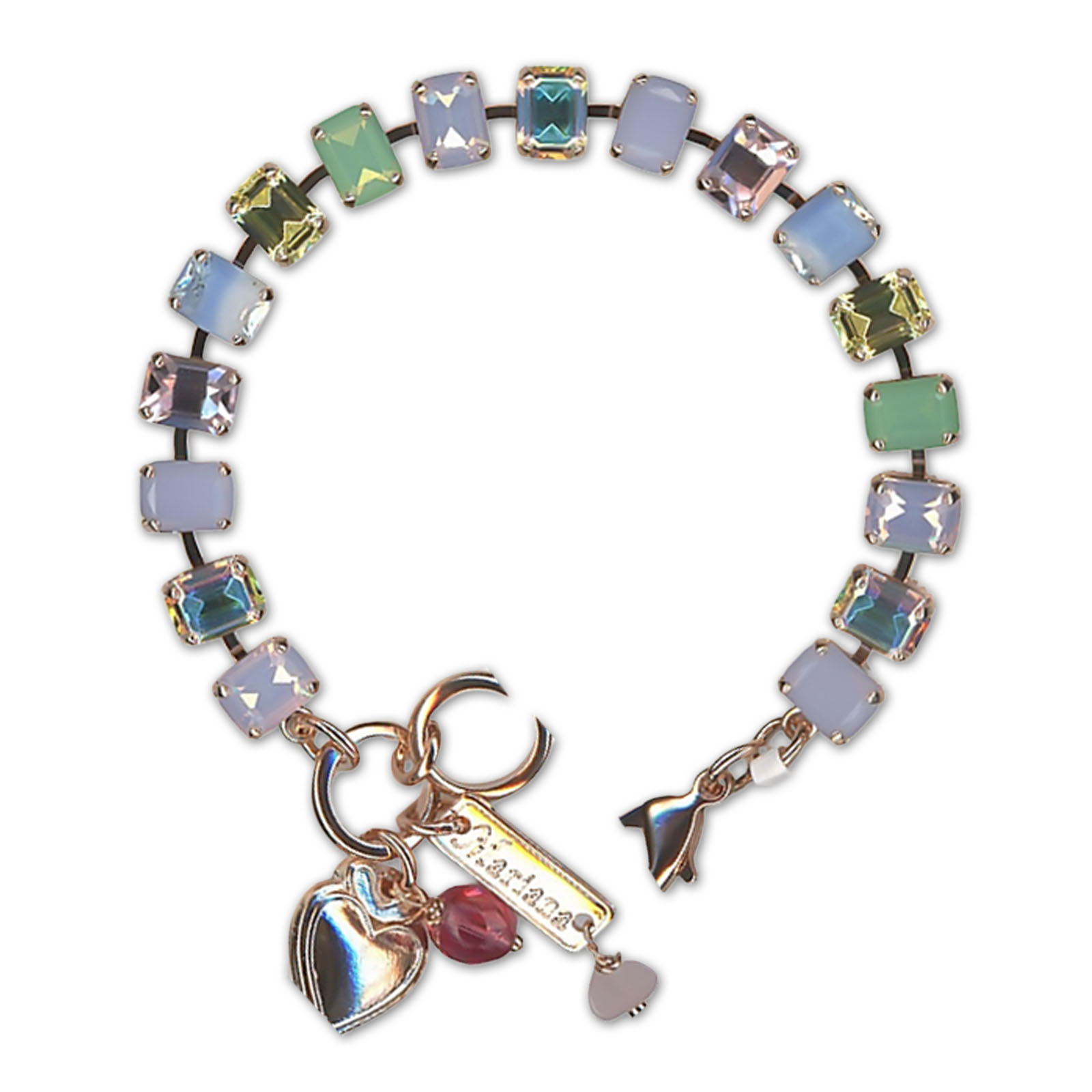 B-4431-1-21236-RG (3) Bracelet by Mariana Woman Charming Jonquil and Opal Swarovski Crystals - Image 1