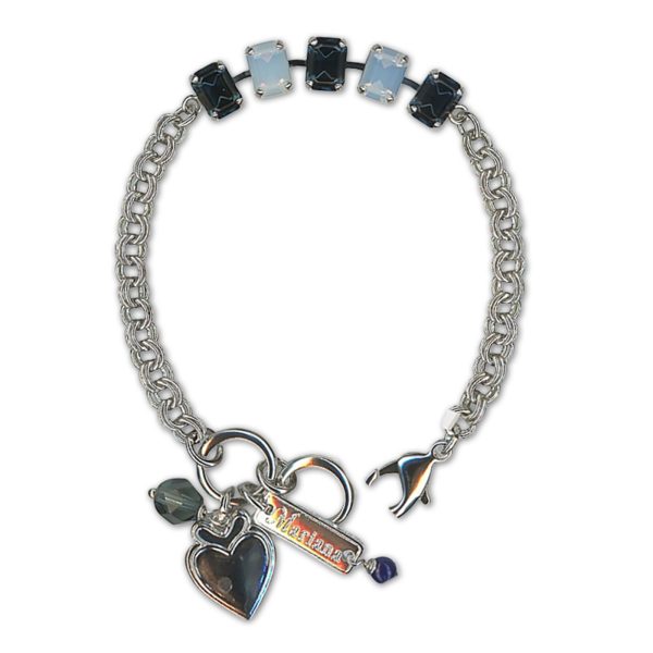Bracelet by Mariana Woman Exquisite Montana and Opal Swarovski Crystals