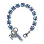 Bracelet by Mariana Woman Gorgeous Light Sapphire Swarovski Crystals - Image 2
