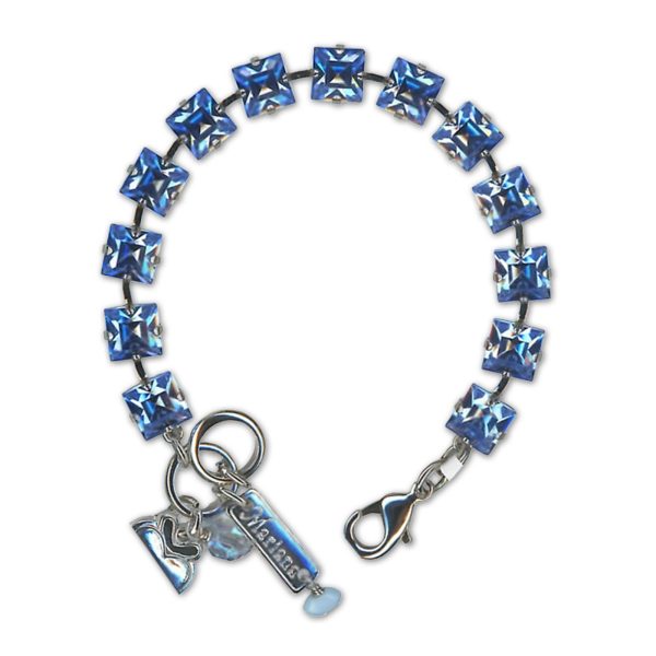 Bracelet by Mariana Woman Gorgeous Light Sapphire Swarovski Crystals