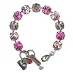 Bracelet by Mariana Woman Gorgeous Rose Swarovski Crystals