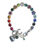 Bracelet by Mariana Woman Sassy Multi-Colored Swarovski Crystals - Image 2