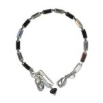 Bracelet by Mariana Woman Exquisite Jet and Clear Swarovski Crystals - Image 2
