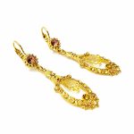 Earrings By Mariana Woman Exquisite Golden and Rose Swarovski Crystals-YG - Image 2