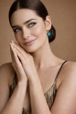 Earrings By Mariana Woman Beautiful Green and Blue Opal Swarovski Crystals -SP - Image 3