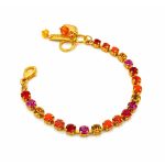 Bracelet By Mariana Woman Fancy Hyacinth and Topaz Swarovski Crystals-YG - Image 2