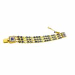 Bracelet By Mariana Woman Montana Blue and Opal Swarovski Crystals-YG - Image 2