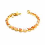 Bracelet By Mariana Woman Beautiful Adventuring Pink Mineral-YG