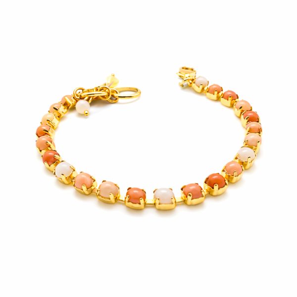 Bracelet By Mariana Woman Beautiful Adventuring Pink Mineral-YG