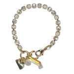 Bracelet by Mariana Woman Timeless Pearl and Moonlight Swarovski Crystals