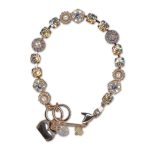 Bracelet by Mariana Woman Lovely Pearl and Silk Swarovski Crystals - Image 2