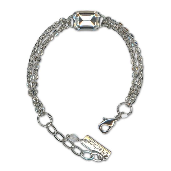 Bracelet by Mariana Woman Timeless Clear Swarovski Crystals