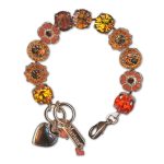 Bracelet by Mariana Woman Sassy Orange and Coral Swarovski Crystals - Image 3