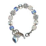 Bracelet by Mariana Woman Glitzy AB and Clear Swarovski Crystals