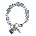 Bracelet by Mariana Woman Shimmering AB and Clear Swarovski Crystals - Image 2