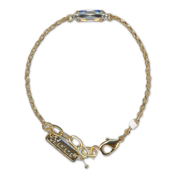 Bracelet by Mariana Woman Sleek Clear Swarovski Crystals