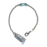 Bracelet by Mariana Woman Charming Aquamarine Swarovski Crystals - Image 2