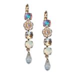 Earrings by Mariana Woman Timeless AB and Opal Swarovski Crystals - Image 2