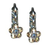 Earrings by Mariana Woman Dainty Floral Paradise Shine and Silk Swarovski Crystals