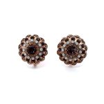 Earrings By Mariana Romantic Amethyst and Aurum Swarovski Crystals - Image 3