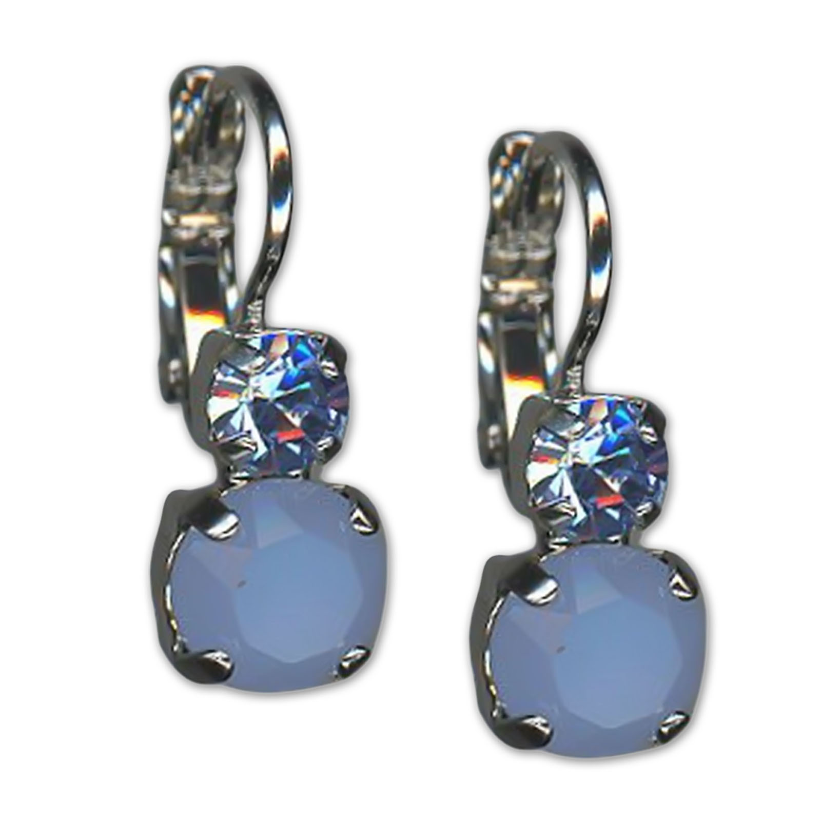 E-1190-211043-RO6 (1) Earrings by Mariana Woman Gorgeous Sapphire and Opal Swarovski Crystals - Image 1