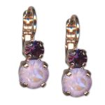 Earrings by Mariana Woman Chic Lavender and Amethyst Swarovski Crystals