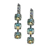Earrings by Mariana Woman Charming Chrysolite Swarovski Crystals