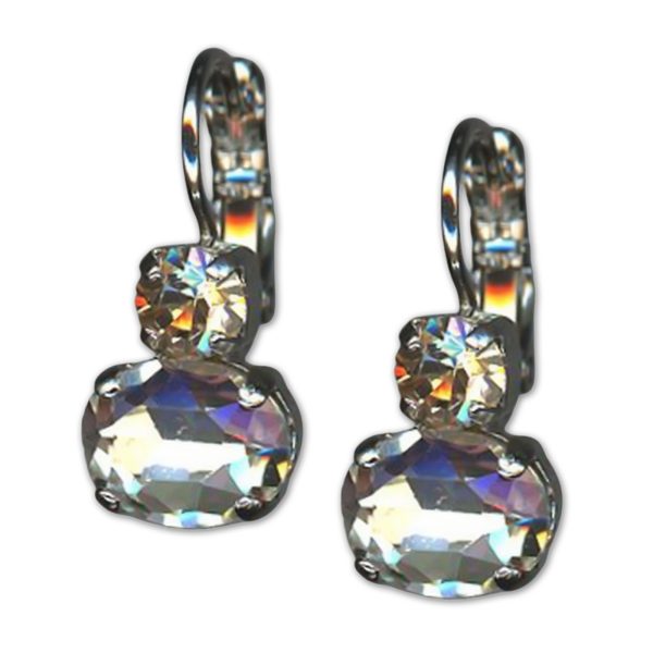 Earrings by Mariana Woman Shimmering Paradise Shine and Silk Swarovski Crystals