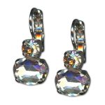 Earrings by Mariana Woman Shimmering Paradise Shine and Silk Swarovski Crystals - Image 2
