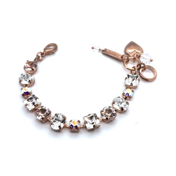 Bracelet by Mariana Woman Timeless Clear and AB Swarovski Crystals
