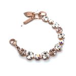 Bracelet by Mariana Woman Timeless Clear and AB Swarovski Crystals - Image 2