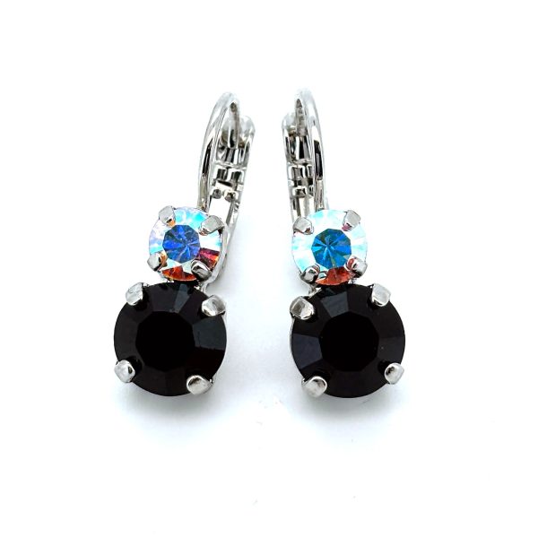 Earrings by Mariana Woman Exquisite Jet and AB Swarovski Crystals