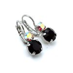 Earrings by Mariana Woman Exquisite Jet and AB Swarovski Crystals - Image 3