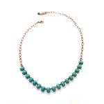 Necklace by Mariana Woman Timeless Turquoise Swarovski Crystals - Image 3