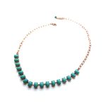 Necklace by Mariana Woman Timeless Turquoise Swarovski Crystals - Image 2
