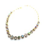 Necklace by Mariana Woman Floral Clear and AB Swarovski Crystals - Image 2