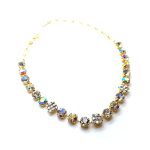 Necklace by Mariana Woman Floral Clear and AB Swarovski Crystals - Image 3