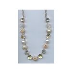 Necklace By Mariana Woman Stylish Shell Mineral and Pearl Swarovski Crystals