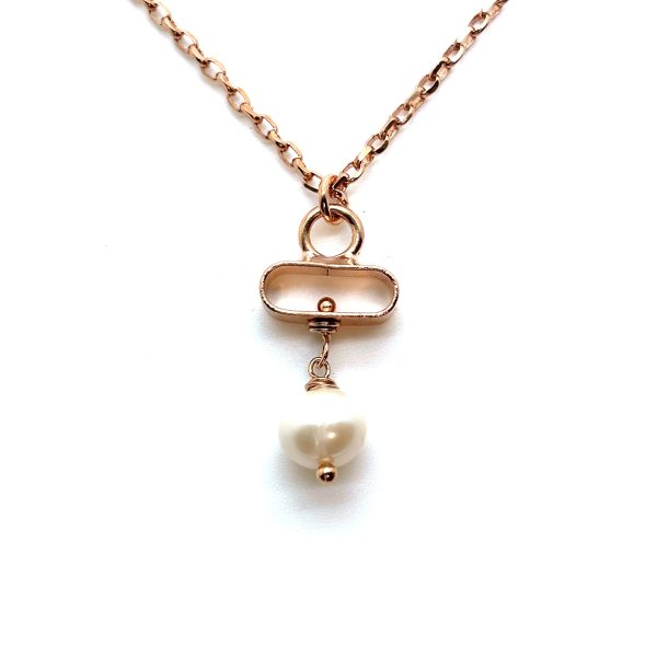 Necklace Pendant by Mariana Exquisite Pearl Mineral Swarovski Crystals