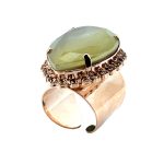 Ring by Mariana Woman Gorgeous Opal and Aurum Swarovski Crystals