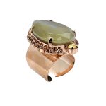 Ring by Mariana Woman Gorgeous Opal and Aurum Swarovski Crystals - Image 2