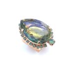 Ring by Mariana Woman Exquisite Peridot and Opal Swarovski Crystals - Image 3