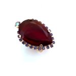 Ring by Mariana Woman Stunning Ruby and Black Diamond Swarovski Crystals - Image 3