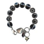Bracelet by Mariana Woman Elegant Jet Swarovski Crystals - Image 2