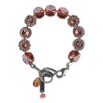 Bracelet by Mariana Woman Chic Padparadscha Swarovski Crystals - Image 3
