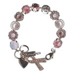 Bracelet by Mariana Woman Floral Rose and Pink Pearl Swarovski Crystals - Image 3